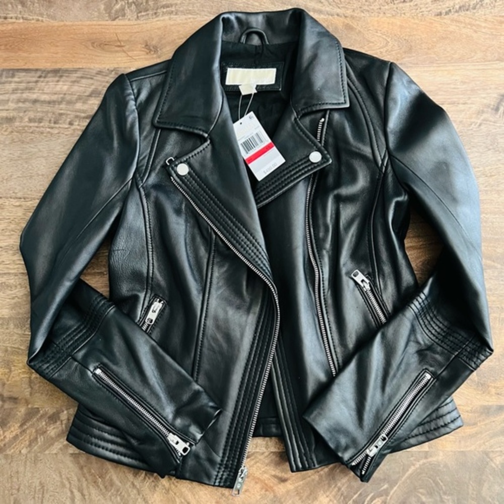 MK Leather Jacket.